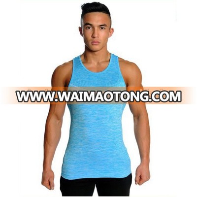 Tri blend slim fit vest tank top, custom racer back tank top for men